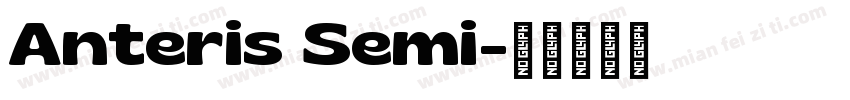 Anteris Semi字体转换